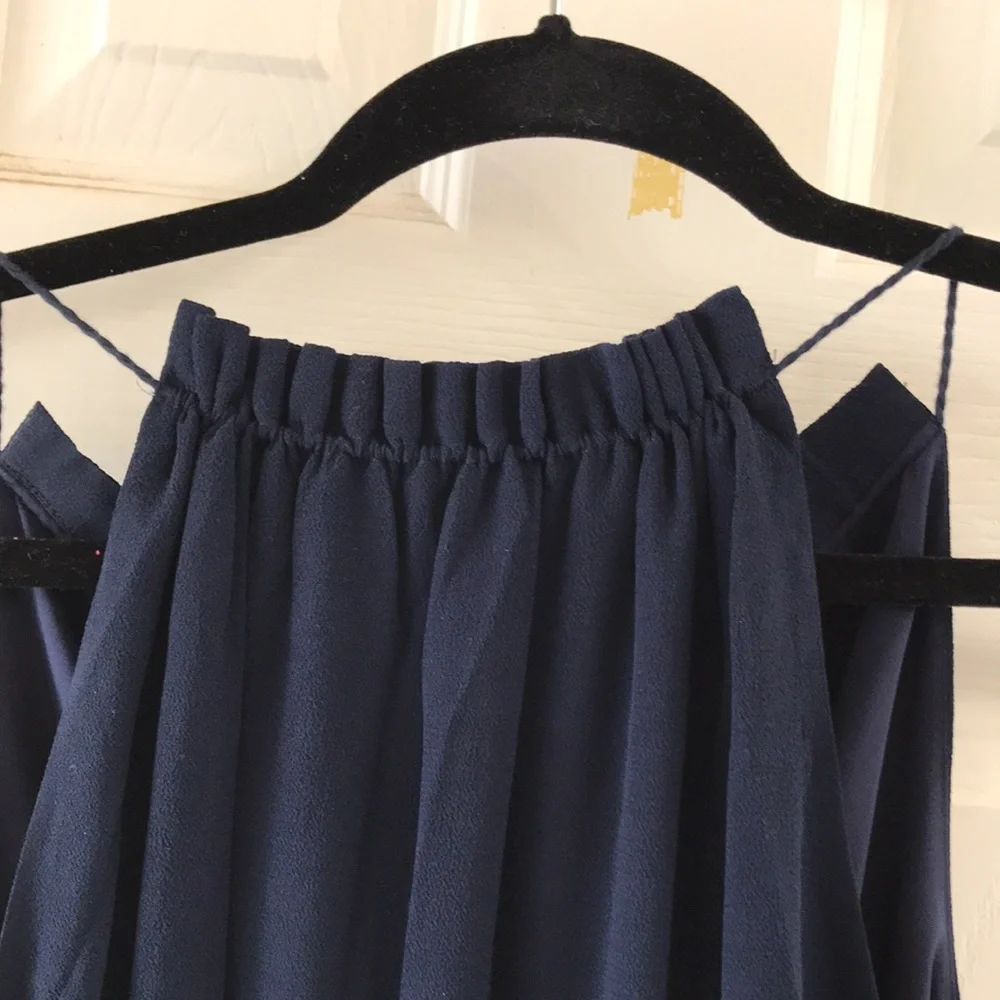 Madewell fully lined maxi dress with elastic waist and side slits. New! - Picture 6 of 10